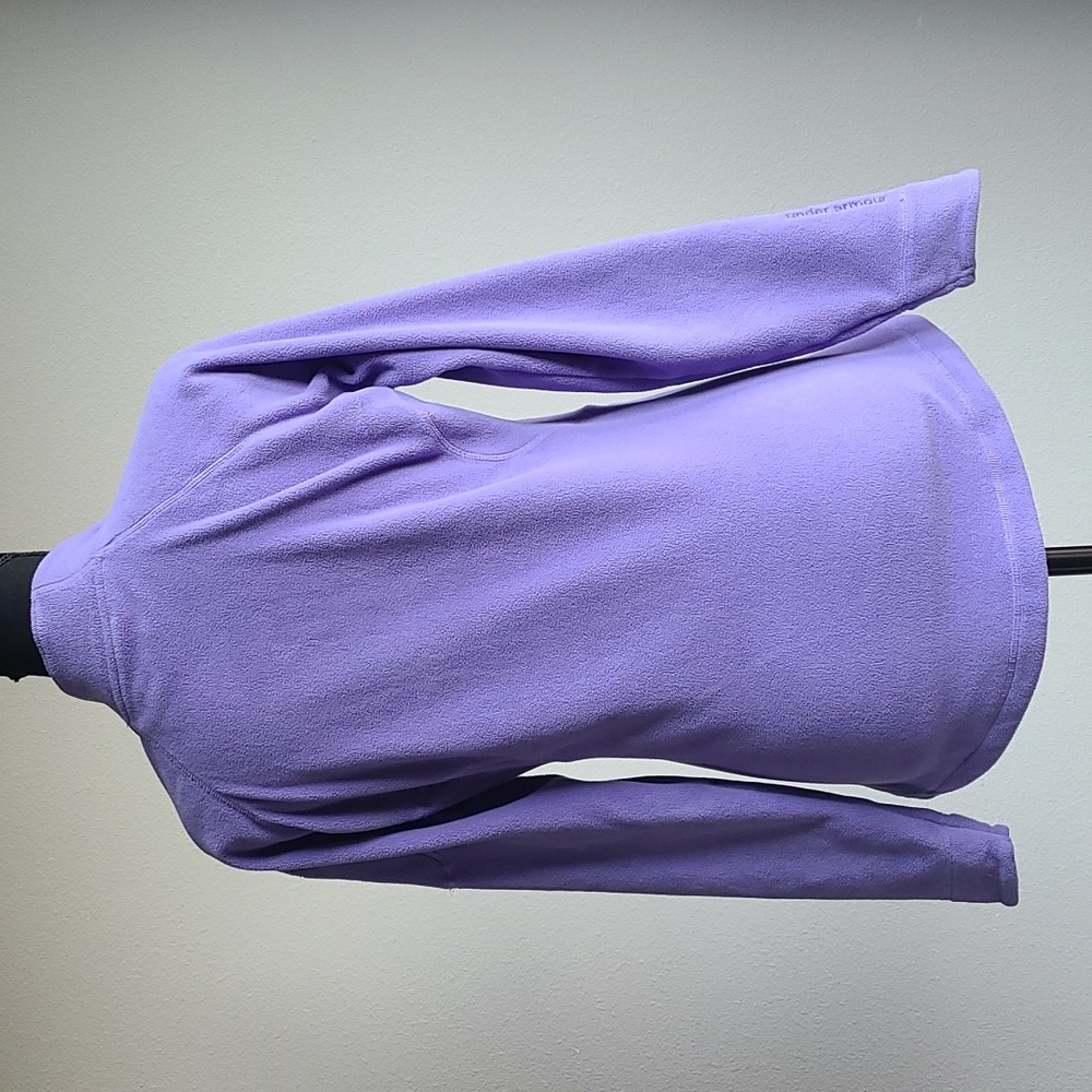 EUC Under Amour Quarter Zip Microfleece Shirt Size Small - Picture 3 of 3